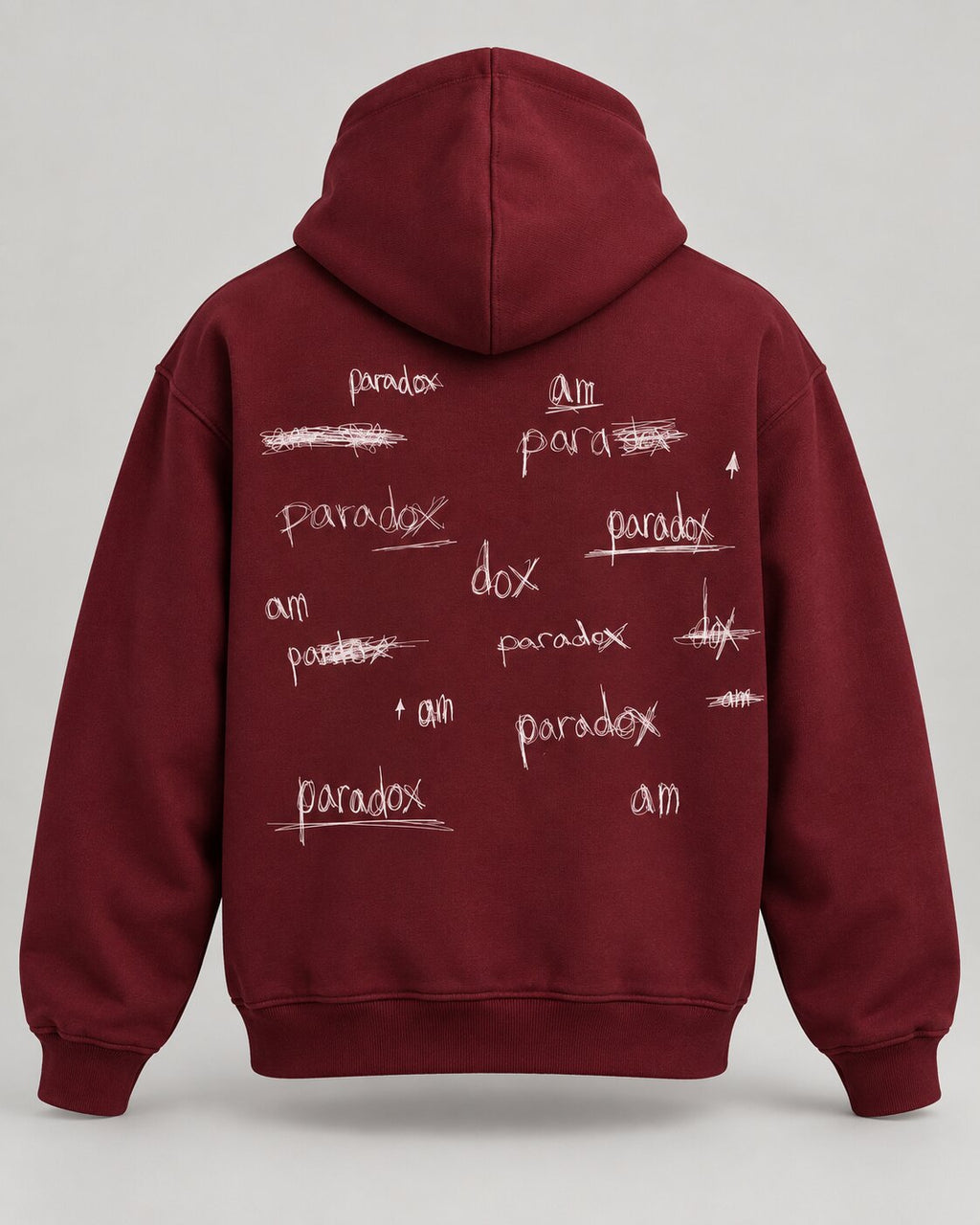 A.M. Paradox (10 Year Anniversary Hoodie) - Burgundy