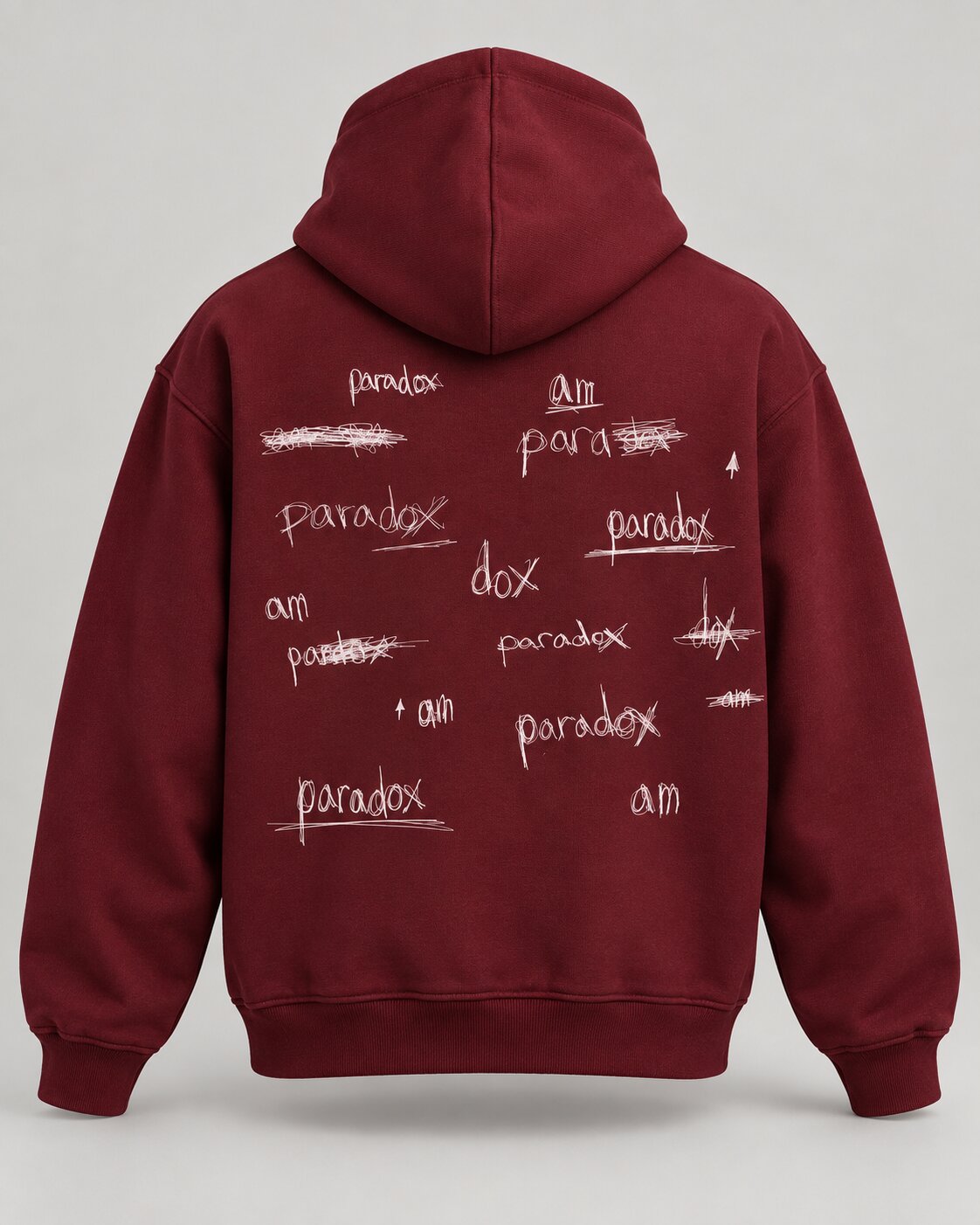 A.M. Paradox (10 Year Anniversary Hoodie) - Burgundy